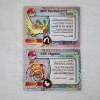 Image 2 : Two Vintage Topps Pokemon Trading Cards ~ Hypno #97 & Farfetch'd #83