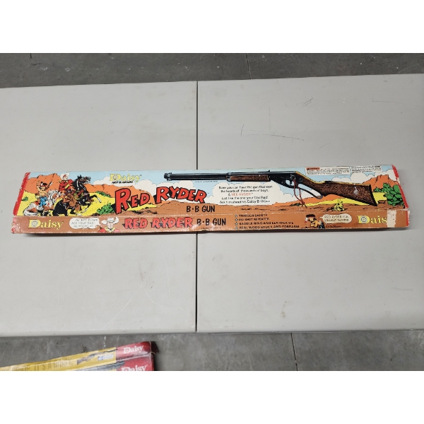 Vintage Daisy Red Ryder BB Gun with Original Box (B.B. Cal 4.5mm Steel Air Gun Shot)