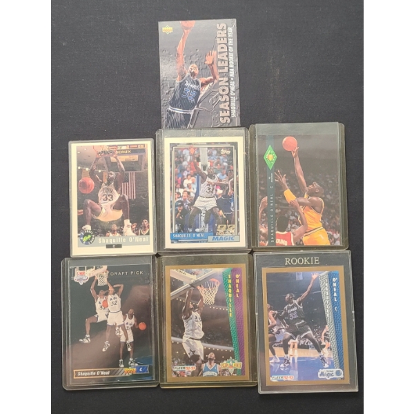 Assorted 90's Shaquille O'Neal Basketball Trading Cards