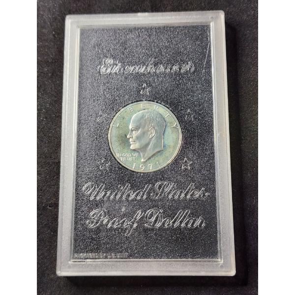 1971-S United States Silver Proof Dollar in Acrylic Case
