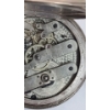 Image 6 : Silver Locle Swiss Pocket Watch With Hunter Case, Chain, Money Clip & Key - Weight: 117.7g