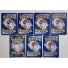 Image 2 : Seven Assorted Vintage Pokemon Trading Cards Including Lt. Surge's Voltorb! 
