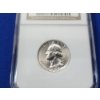 Image 2 : NGC MS 66 1958 Silver Washington Quarter