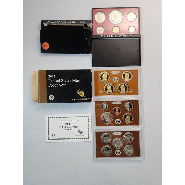 Two United States Proof Sets: 1979 and 1911