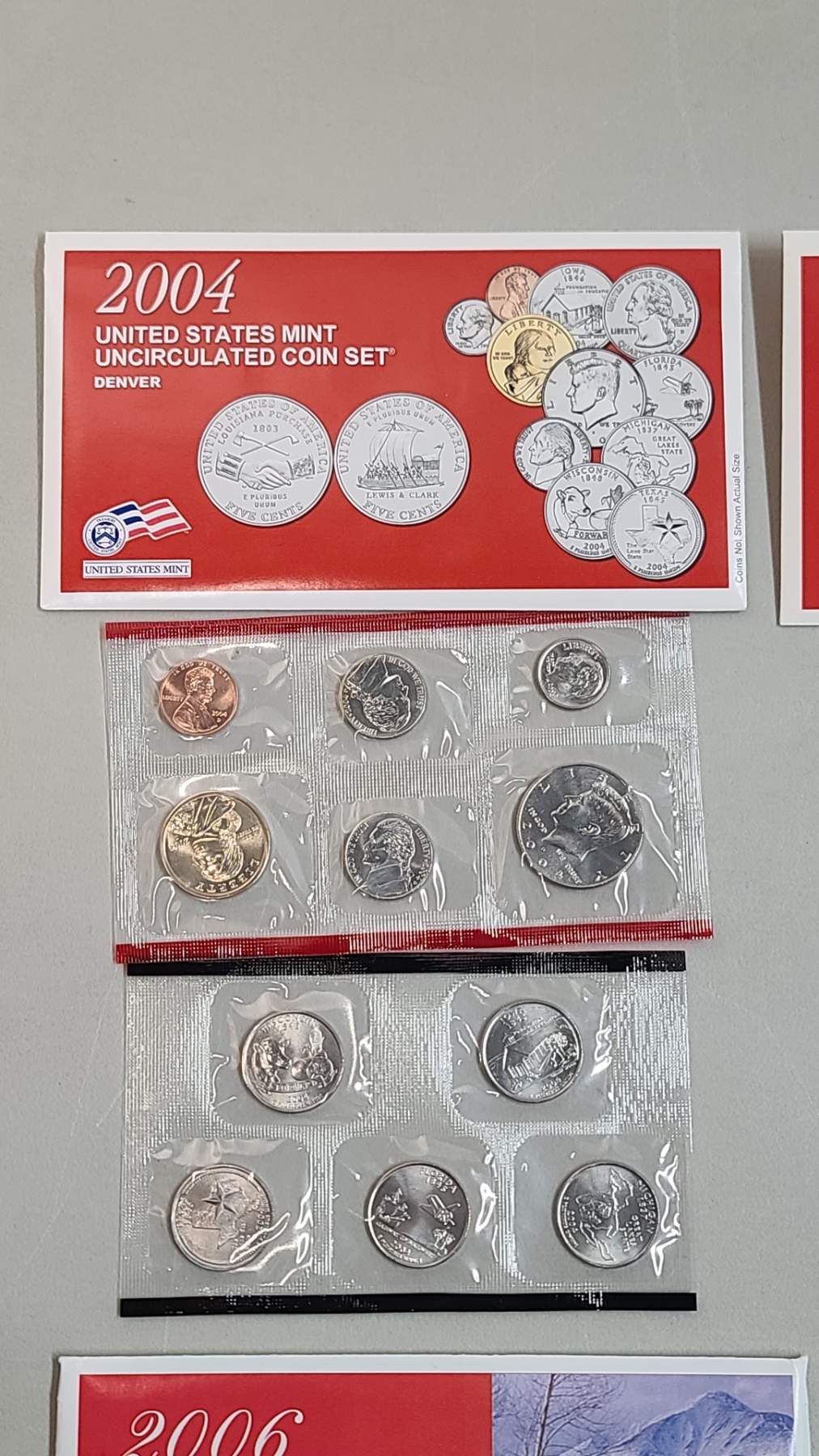 Assorted 2004-2006 U.S Proof & Uncirculated Coin Sets - Bosley Auctioneers