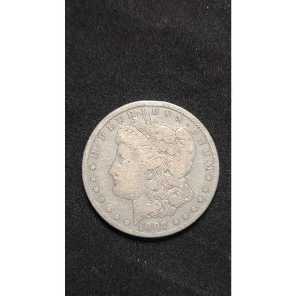 1887-O 90% Silver Morgan Dollar