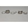 Image 1 : Assorted Sterling Silver Rings & Earring Set - Total Weight: 25.4g