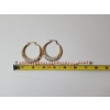 Image 4 : Gold-Tone "Princess" Hoop Earrings & Pink Pearl Bracelet