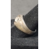 Image 2 : Sterling Silver Ring With Clear Stone - Size 9 - Weight: 7.4g