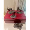Image 1 : Lot Of Small Cast Iron Animal Figures & Storage Case As Shown