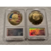 Image 1 : 2 - Limited Edition 2024 Donald Trump Presidential Campaign Proof Like Coins