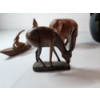 Image 4 : Wooden Animal Decor Pieces, Vase, Figurines 