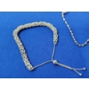 Image 5 : Sterling Silver Jewlery: 2 Bracelets and Stud Earrings with Diamonds TW: 12.5g