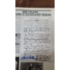 Image 4 : 1985 Cleveland Indians Official Souvenir Program 60 Page Magazine Including Bob Feller's Signature