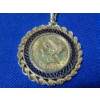 Image 2 : 14K Gold U.S. 1881 $5 Liberty Head Coin Pendant - 16.7 grams
