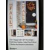 Image 3 : Brand New! Foldable 72''x11.75'' Wood Fall Decor Sign - No Shipping Available 