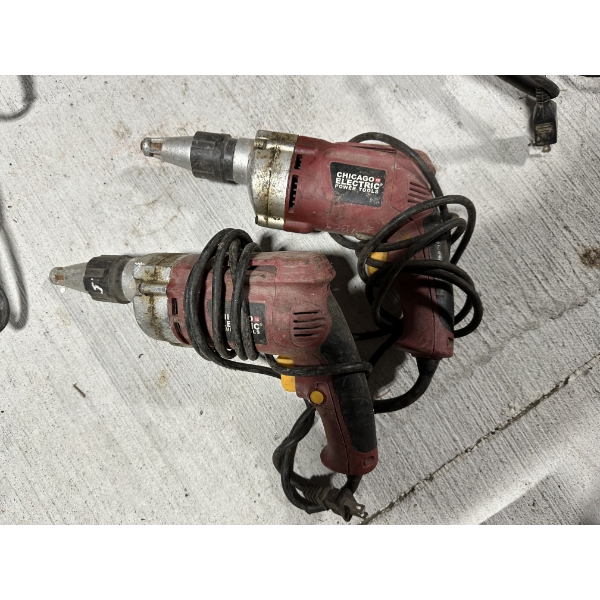 Two Chicago Electric Drills