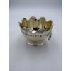 Image 1 : Vintage silver-plated Monteith bowl with a gold-tone interior 492.2 Grams