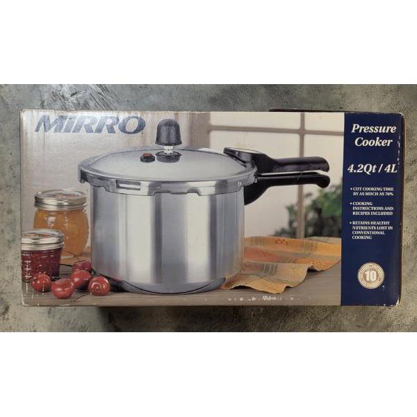 Brand New In Box!  Mirro 4.2 Quart Pressure Cooker 