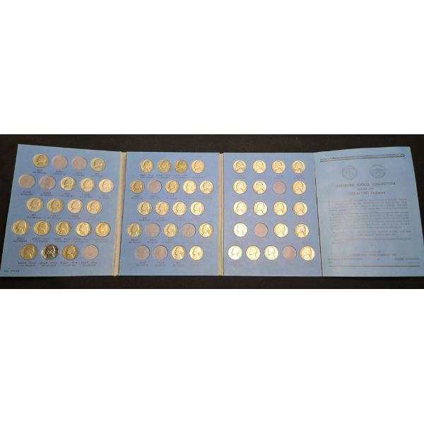 1938 To 1961 Jefferson Nickel Whitman Coin Collection Book (Missing Some) - Face Value: $2.60