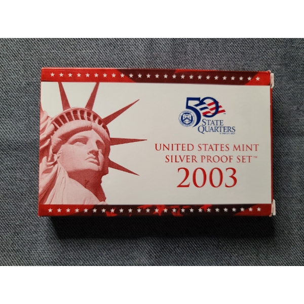 2003 United States Mint Silver Proof Set 