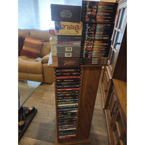 DVD Console With Contents