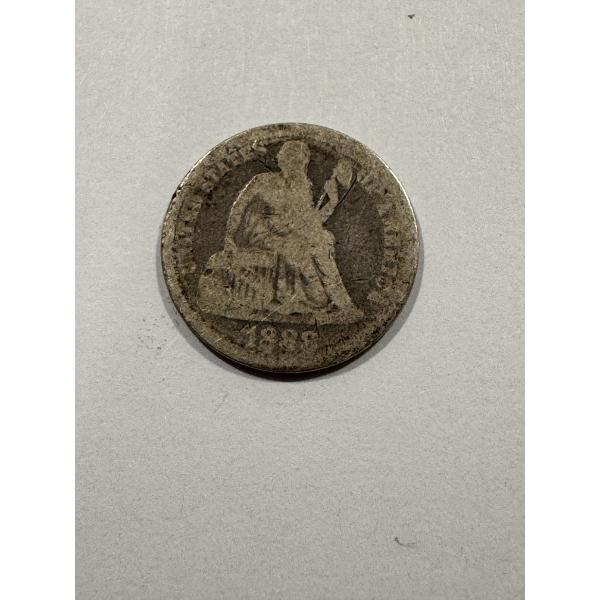 1888 United States Seated Liberty Silver Dime - Great Piece of History
