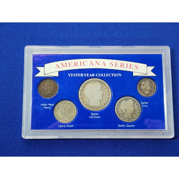 Americana Series Yester Year Collection - 5-Coin Set Including Silver!