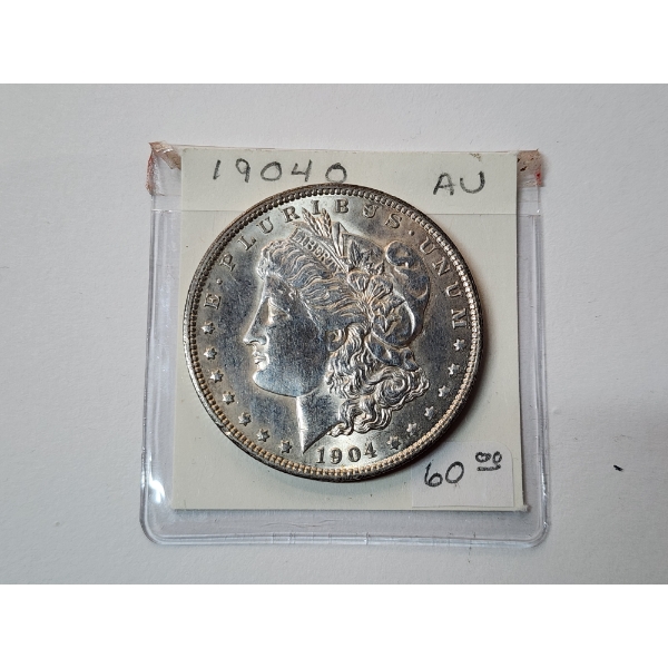 1904-O Morgan Silver Dollar AU-Like 