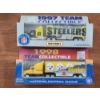 Image 1 : Officially Licensed NFL 1997 & 1998 Pittsburgh Steelers Limited Edition Truck & Trailer Toys In Box