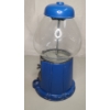 Image 3 : Vintage Style 15" Gumball Machine Featuring A Blue Cast Metal Base With Glass Globe