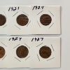 Image 3 : Lot of 11 Assorted U.S. Cents: (10) Wheat Cents & (1) 2025 Cent