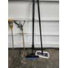 Image 5 : Assorted Garden and Cleaning Items with Trash Can
