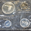 Image 3 : 1967 Canadian Centennial 6 Coin Proof Set Ft Actual Silver Weight of About 1.11 Troy Ounces ~ 