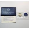 Image 1 : United States Mint 1972 40% Silver Uncirculated Eisenhower Dollar in Original Blue Packaging