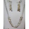 Image 7 : GORGEOUS NEVER WORN Sterling Silver Extraordinary Italian Made Necklace & Earring Set ~ 11.5 Grams
