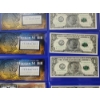 Image 3 : 8 U.S. Uncirculated Colorized Commemorative $1 Bills Including Morgan, Mt. Rushmore, & Americana 