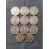 Image 1 : Lot of Assorted 90% Silver Half Dollars Including Walking Liberties & A Kennedy! FACE VALUE - $5.50