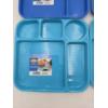 Image 3 : Brand New Eight Assorted Color 9.4''x9.4'' Five Section Food Trays