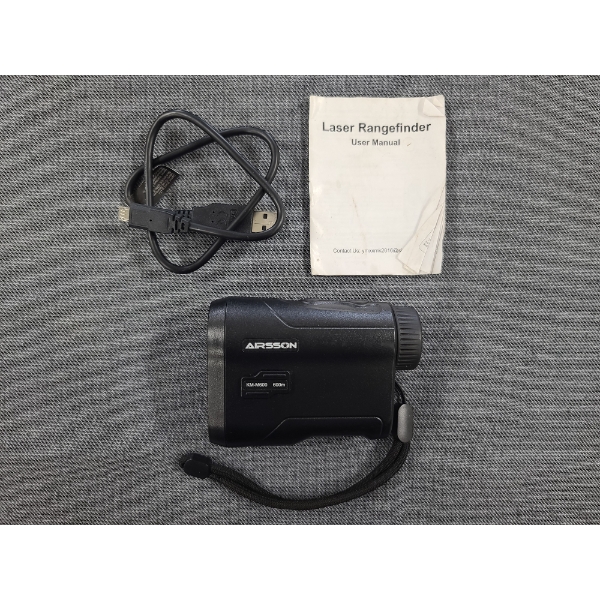 Arsson KM-M600 600M Laser Range Finder High Precision Handheld Golf Electronic Ruler - Like New 