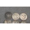 Image 6 : Assorted Years & Mint Marks Barber, Standing Liberty & Washington 90% Silver Quarters -FV $1.75