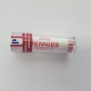 Image 1 : SEALED U.S. Mint Ceremonial Roll of Uncirculated Lincoln Cents