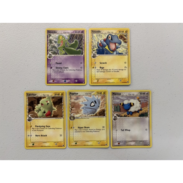 Lot of 5 Vintage Delta Species Pokemon Trading Cards