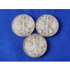 Image 1 : 3 - 90% Silver Walking Liberty Half Dollars FV: $1.50