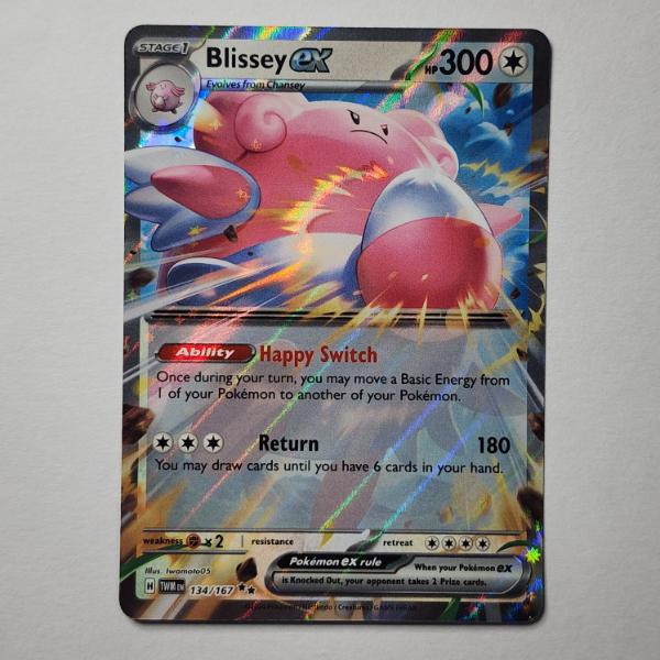 Blissey EX 134/167 Holo Rare Near Mint Pokemon Trading Card