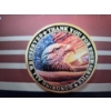 Image 2 : Brand New 16'' Neon Lighted Honoring Veterans Wall Sign With Special Collector Coin!