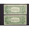 Image 5 : Four Star Note Consecutive/Close Serial Number $1 Silver Certificates in Great Shape