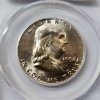 Image 2 : PCGS Graded MS64 United States 1954-D 90% Silver Franklin Half Dollar