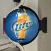 Image 10 : Exceptional Revolving "Miller" Revolving & Illuminated Wall Mount Beer / Bar Sign - FULLY WORKING