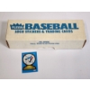 Image 1 : 1987 Fleer Baseball Set: Logo Stickers & Trading Cards - Mint/Near Mint Condition